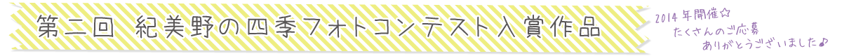 紀美野町フォトコンテスト